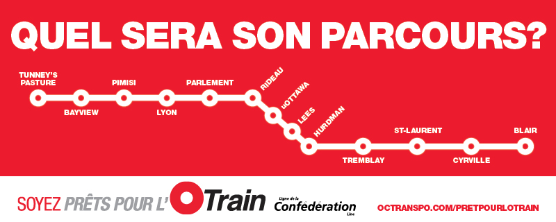 OC Transpo lance la campagne Prêts pour l’O-Train